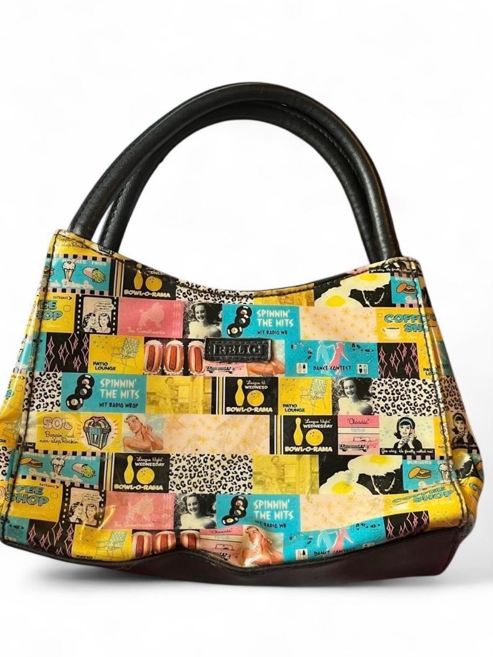 Vintage Relic Colorblock 50’s Patchwork Small Bag